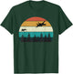 Retro Dog Fight Aircraft Pilot: Vintage Sunset Military Jets T-Shirt - T-Shirt | Forest