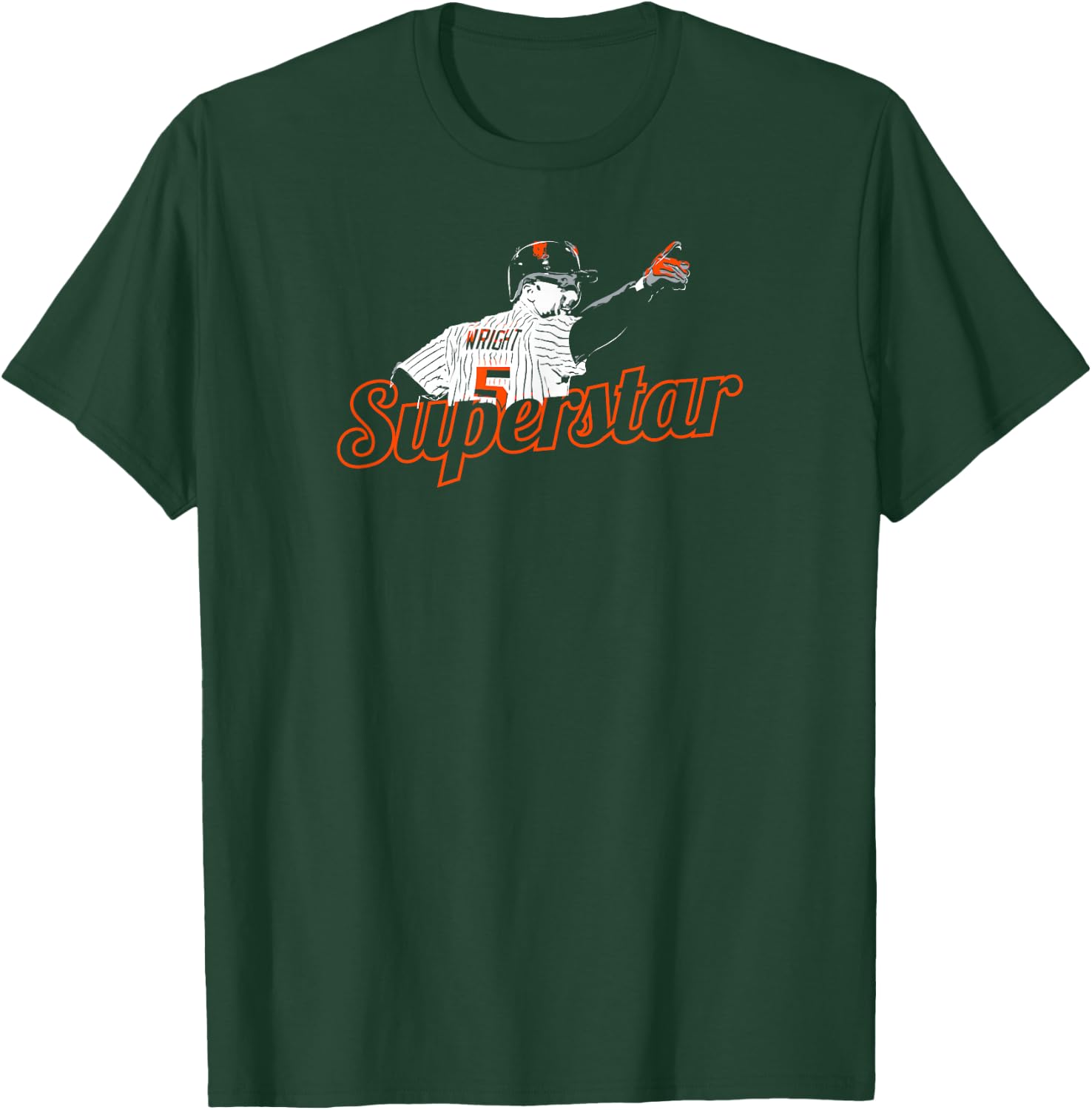 BreakingT David Wright Superstar - Men's Baseball - Blue - Small T-Shirt - T-Shirt | Forest