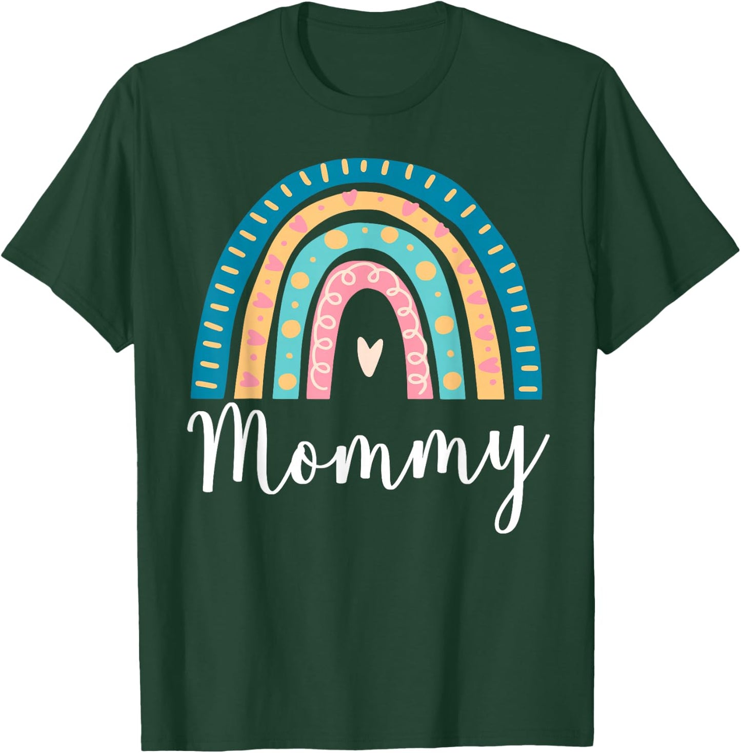 Mommy Rainbow Gifts Mom Family Matching Birthday T-Shirt - T-Shirt | Forest
