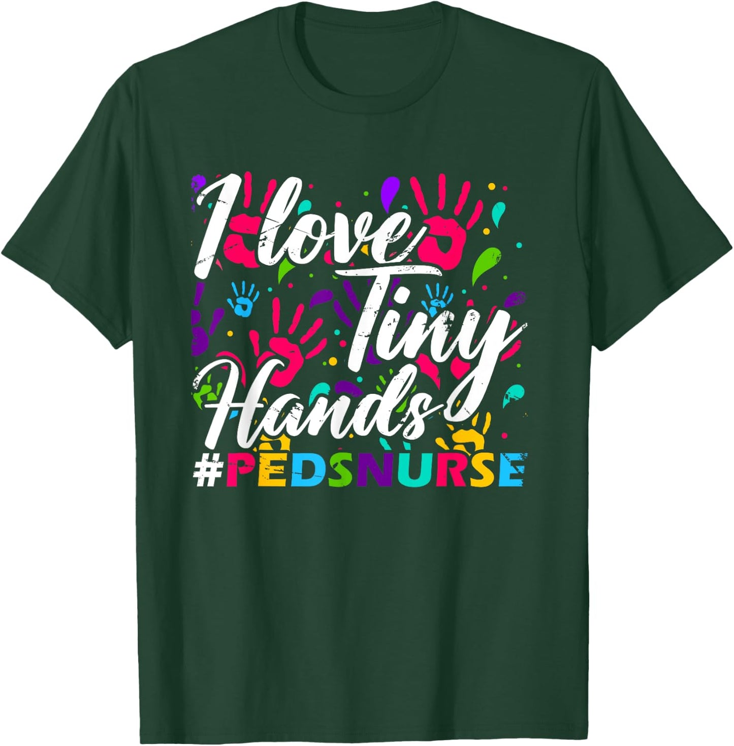 Pediatric Nurse CNA Nursing Medicine Hospital Doctor Clinic T-Shirt - T-Shirt | Forest