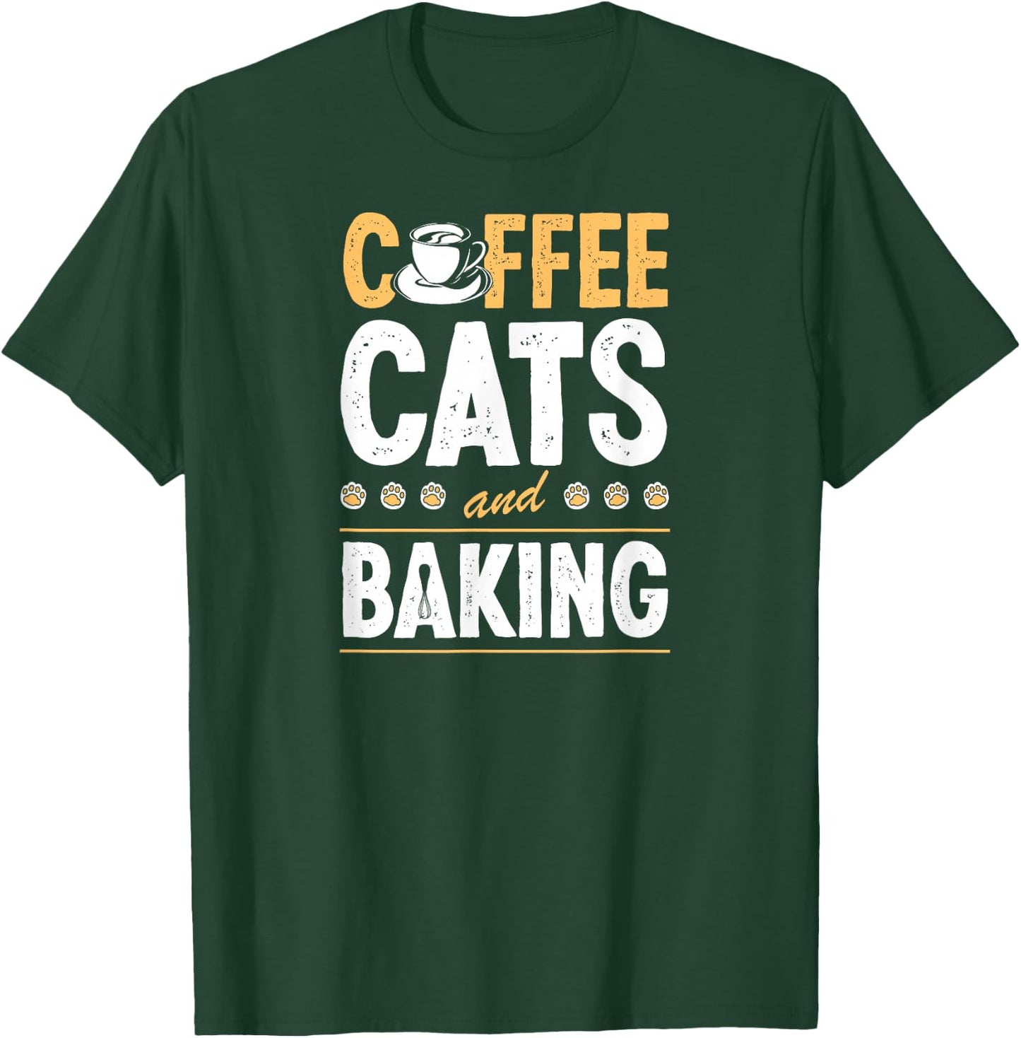 Coffee Cats And Baking T-Shirt - T-Shirt | Forest