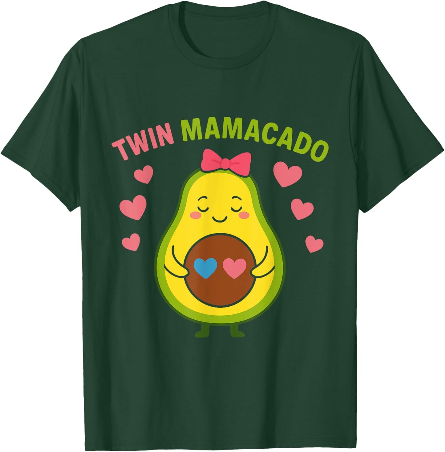 Pregnancy Twin MAMACADO Funny Future Mother T-Shirt - T-Shirt | Forest