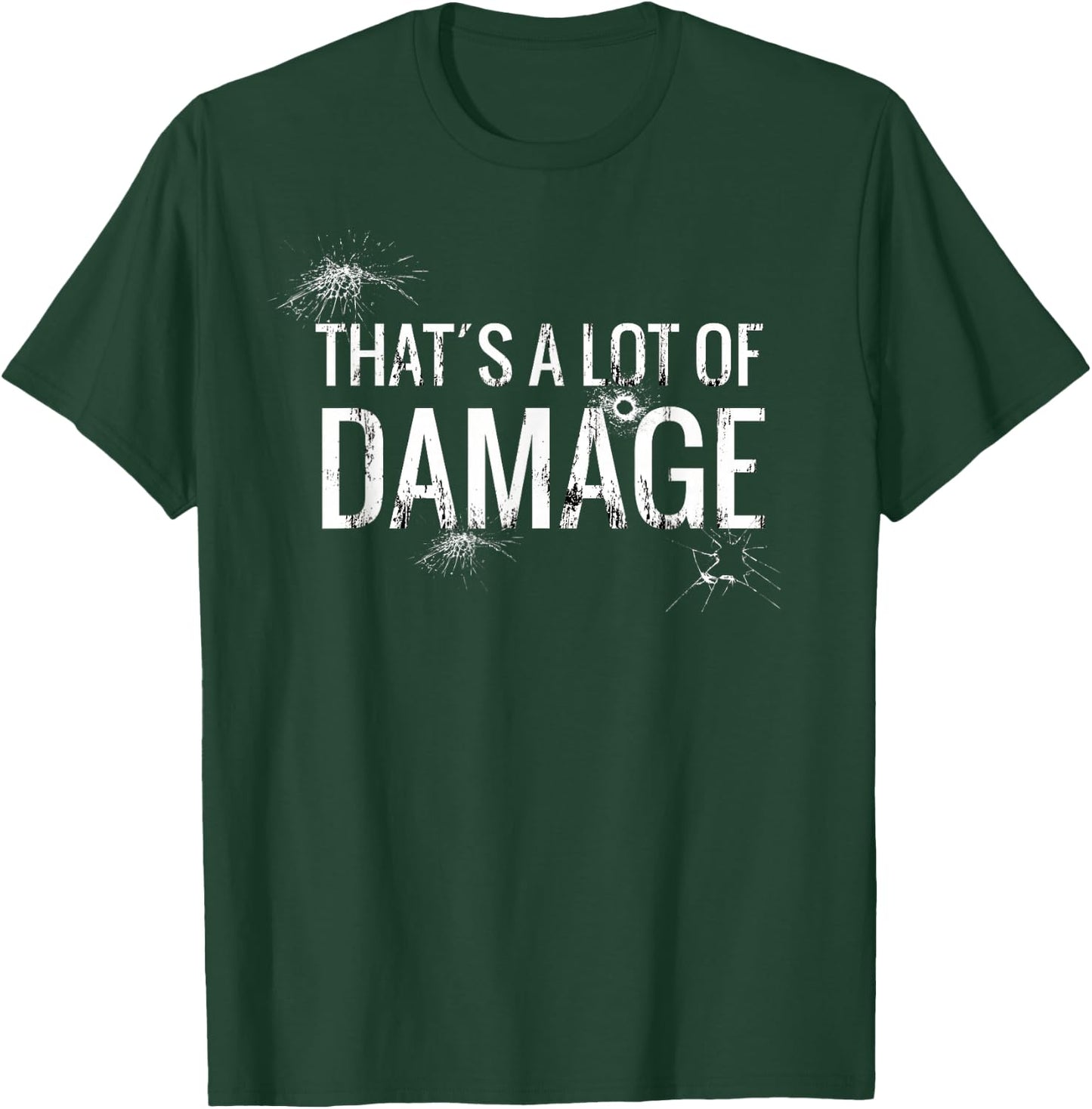 That´s A Lot Of Damage Funny Meme T-Shirt - T-Shirt | Forest