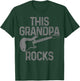 Guitar This Grandpa Rocks Grandpa Guitarist Rock Music T-Shirt - T-Shirt | Forest