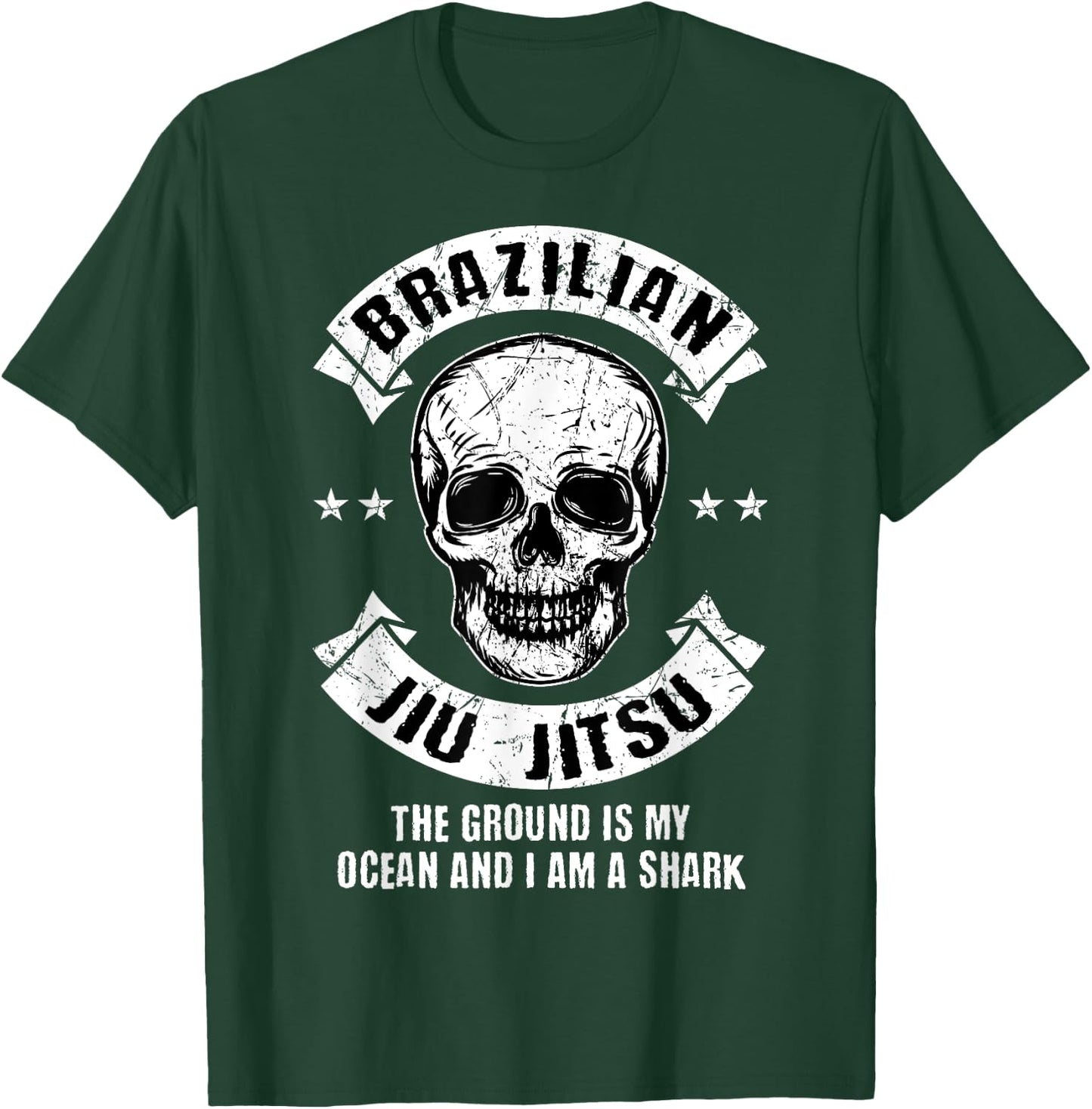 Brazilian Jiu Jitsu The Ground Is My Ocean And I Am A Shark T-Shirt - T-Shirt | Forest