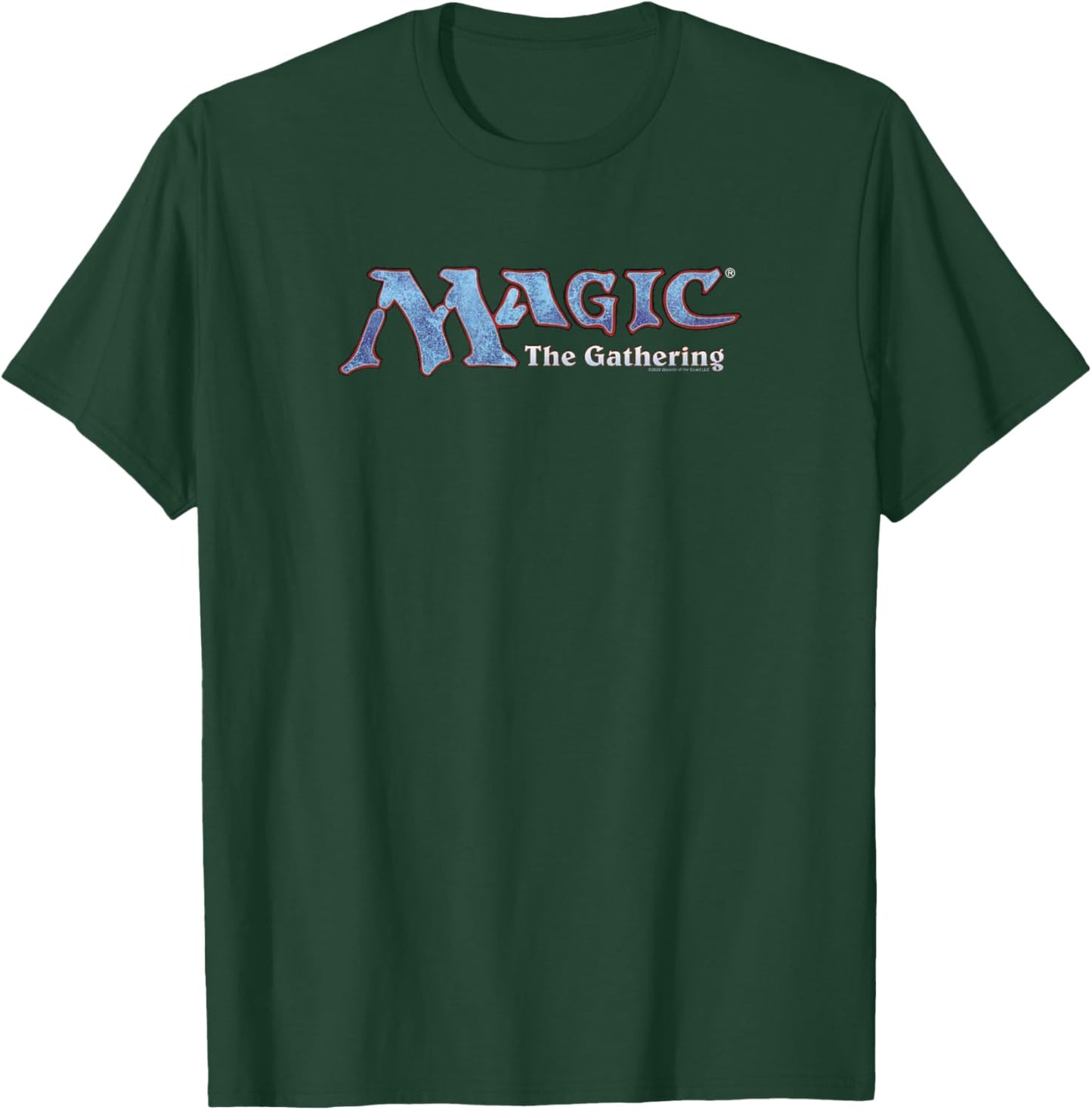 Magic: The Gathering Vintage Logo Line T-Shirt - T-Shirt | Forest