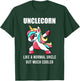 Funny Uncle Unicorn Unclecorn Dab Birthday Fun Gift T-Shirt - T-Shirt | Forest