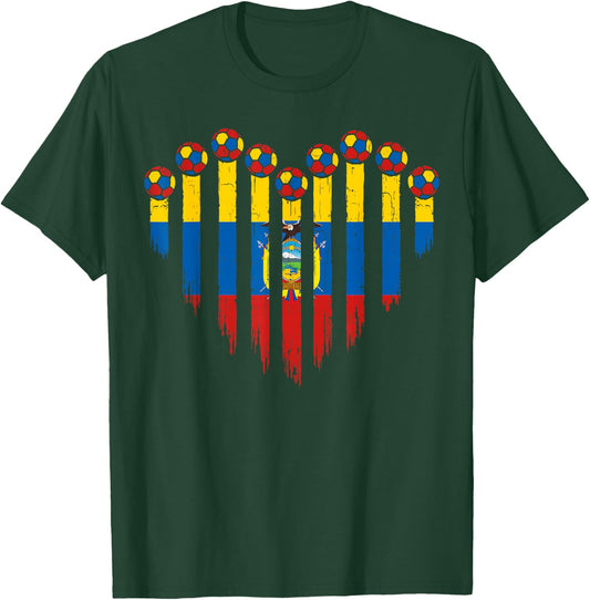 Ecuadorian Flag Novelty Ecuador T-Shirt - T-Shirt | Forest