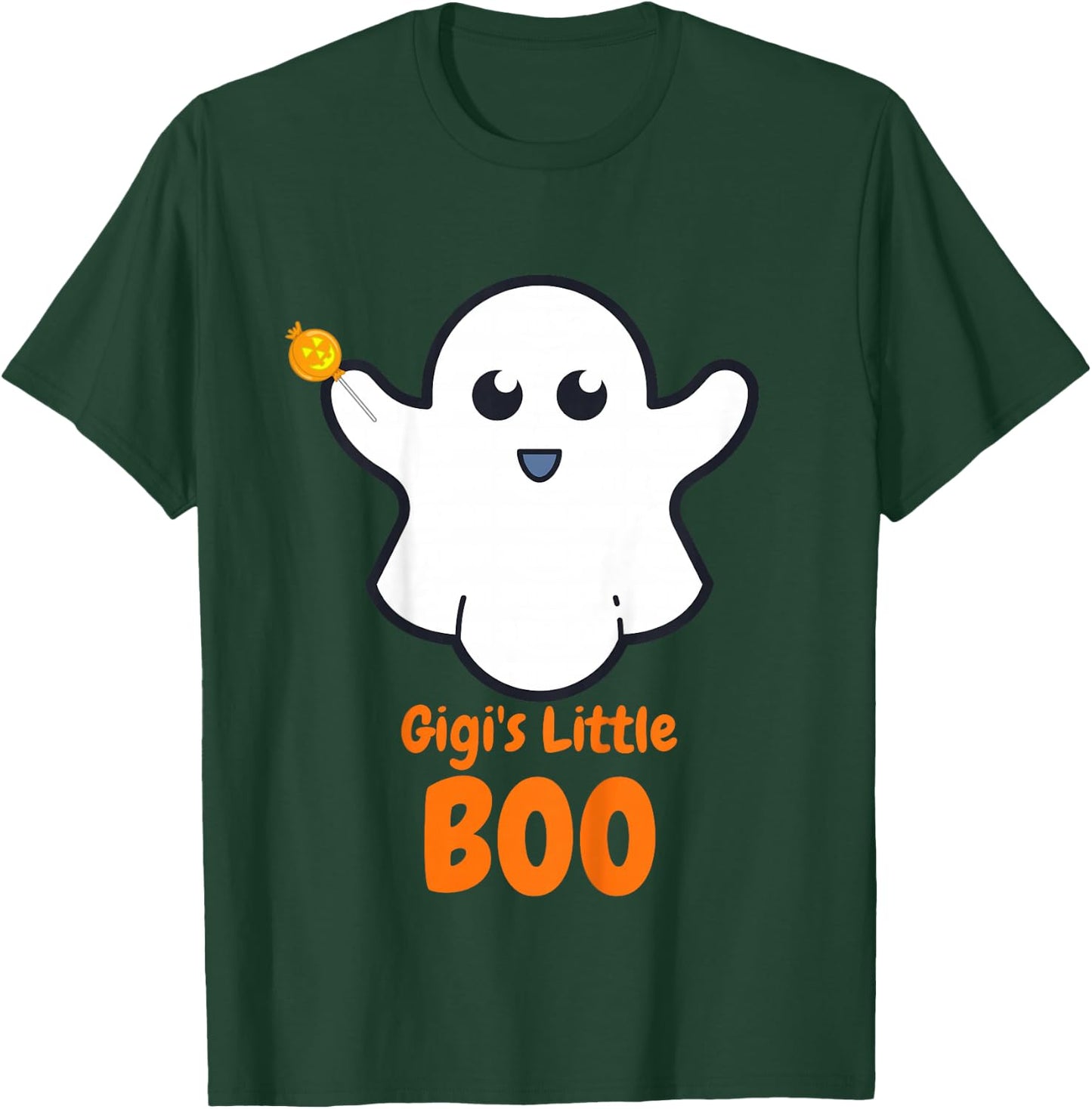 Kids Gigi's Little Boo - Halloween Gift Kids Boys Girls Toddler T-Shirt - T-Shirt | Forest