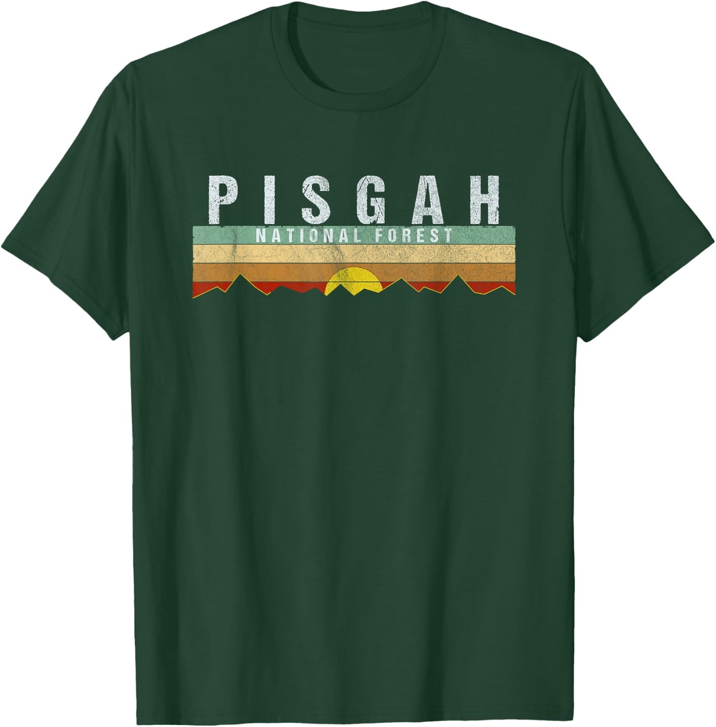 Retro Vintage Pisgah National Forest Shirt T-Shirt - T-Shirt | Forest