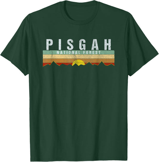 Retro Vintage Pisgah National Forest Shirt T-Shirt - T-Shirt | Forest