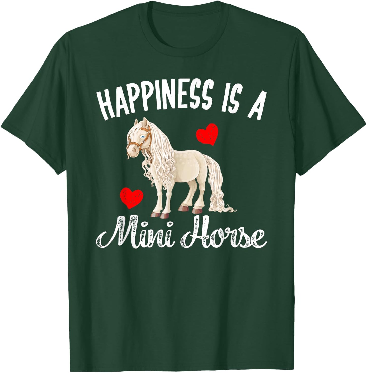 Miniature Horse Gifts Mini Horse Shirt Pet Horse Lovers T-Shirt - T-Shirt | Forest