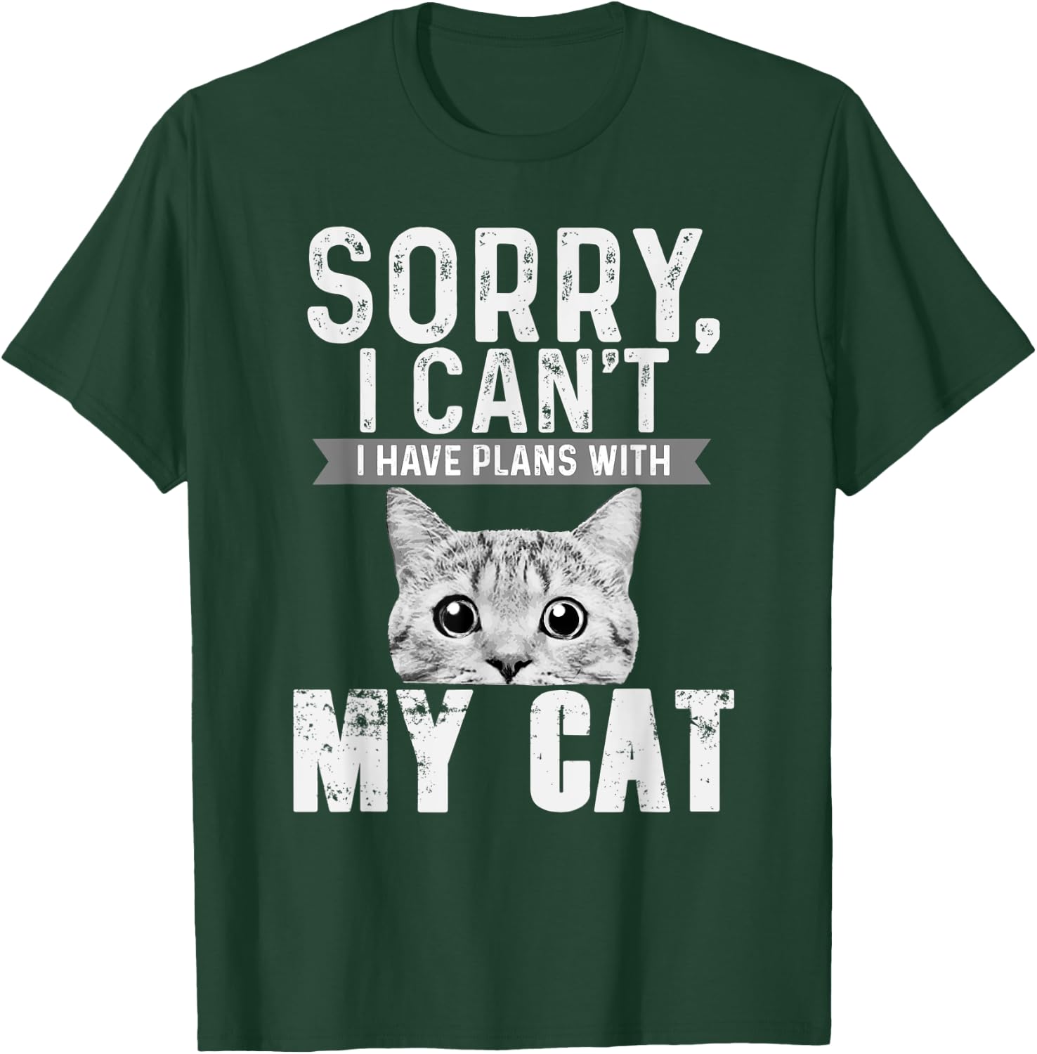 Cute Tabby Cat Face Gift Cat Lovers Women Kids T-Shirt - T-Shirt | Forest