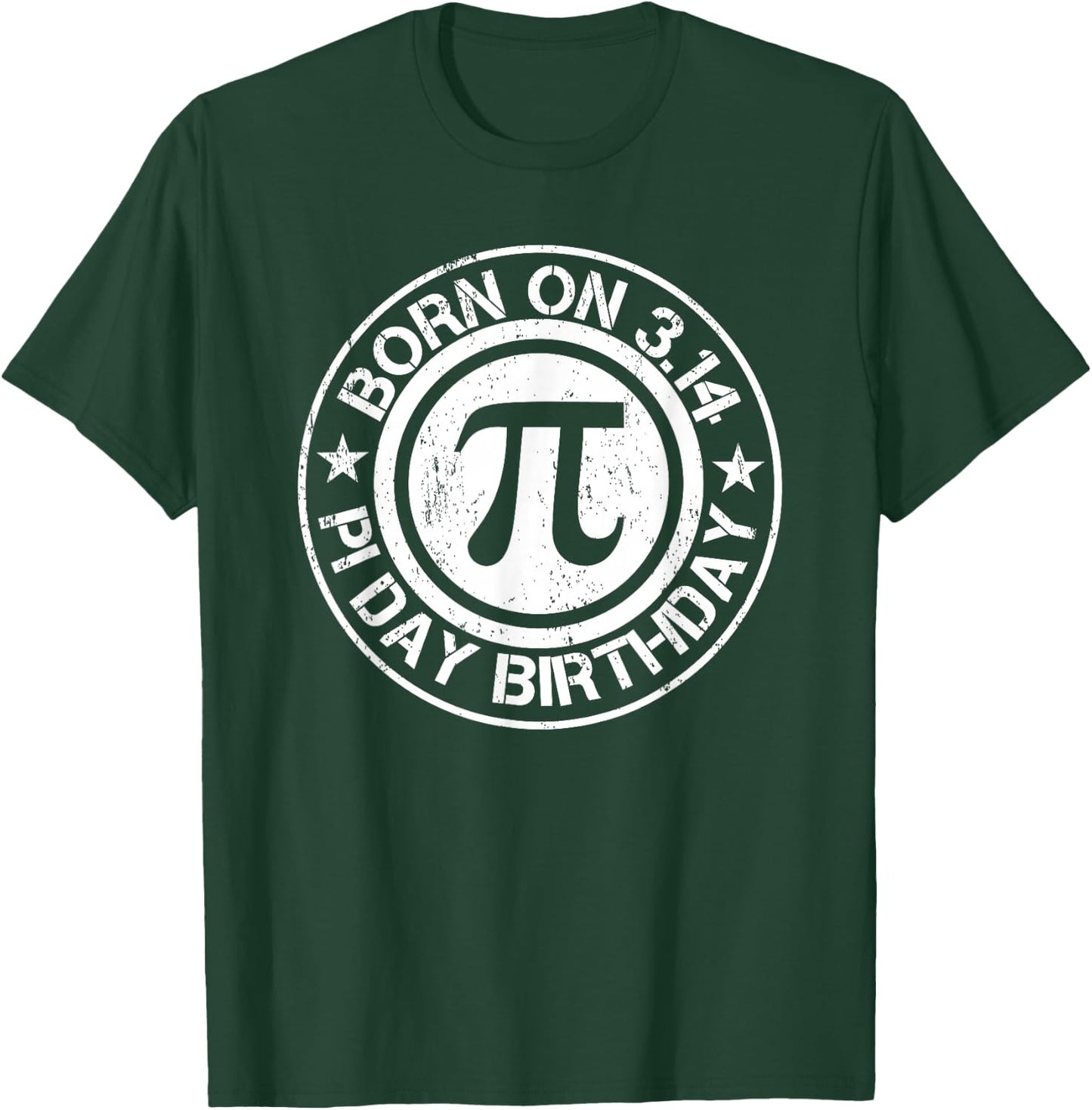 Born on PI Day Birthday 3.14 T-Shirt - T-Shirt | Forest