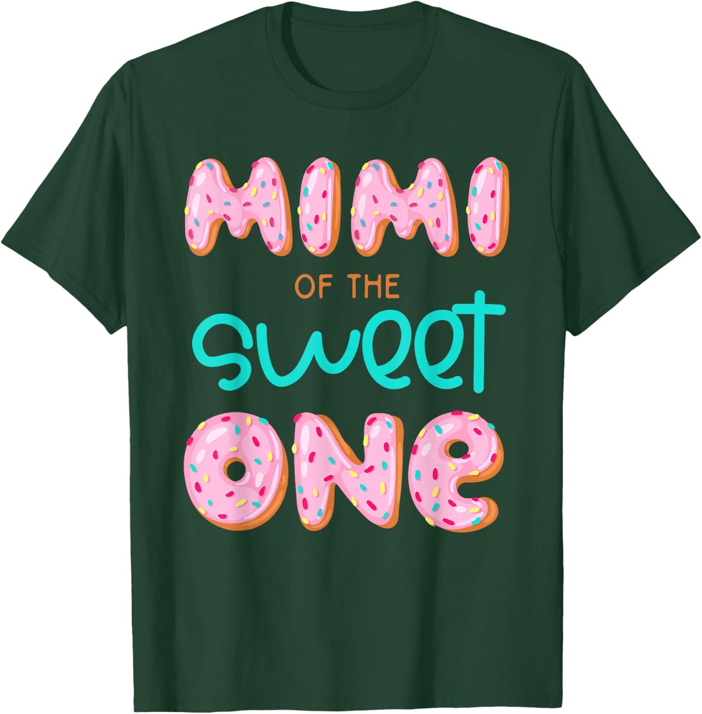 Mimi of The Sweet One First Birthday Matching Family Donut T-Shirt - T-Shirt | Forest