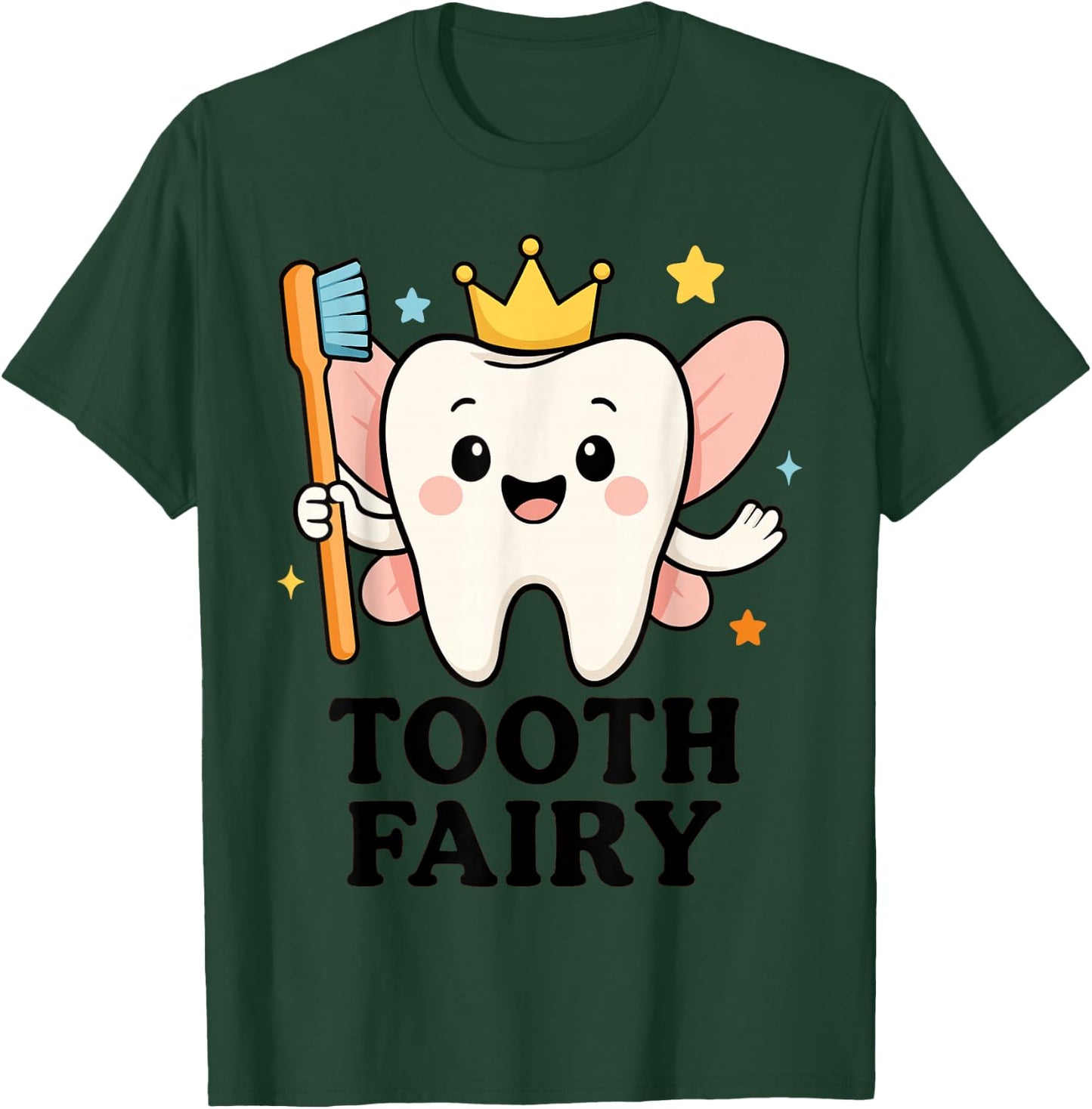 Halloween Tooth Fairy Costume, Cute Spooky Dental Assistant T-Shirt - T-Shirt | Forest
