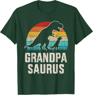 Grandpasaurus vintage dinosaur for grandpa from grandkid T-Shirt - T-Shirt | Forest