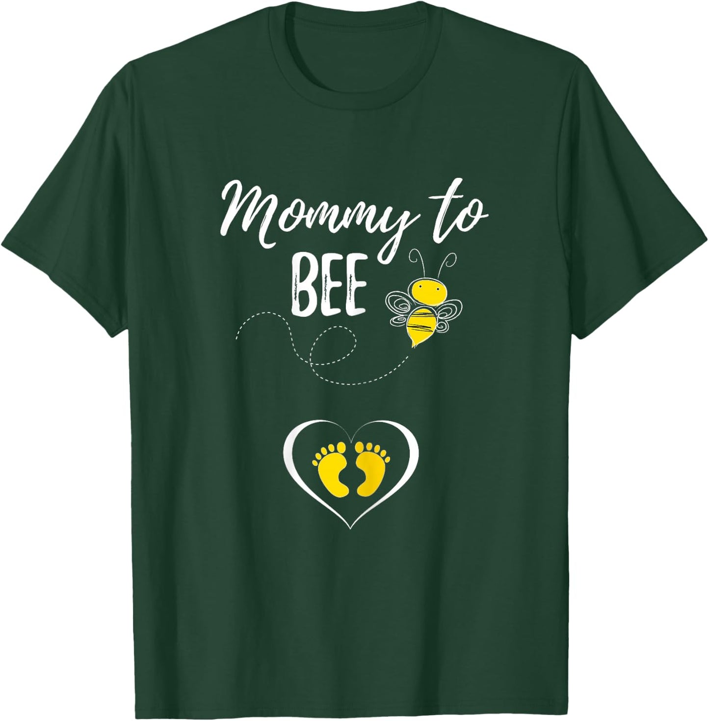 Mommy to Bee Cute Pregnancy Announcement Shirt T-Shirt - T-Shirt | Forest