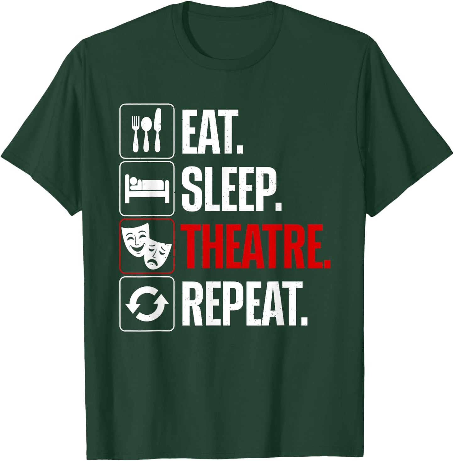 Best Theatre Art Women Musical Drama Teacher Theater T-Shirt - T-Shirt | Forest
