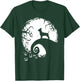 Chihuahua Dog Halloween With Moon Pumpkin Silhouette T-Shirt - T-Shirt | Forest