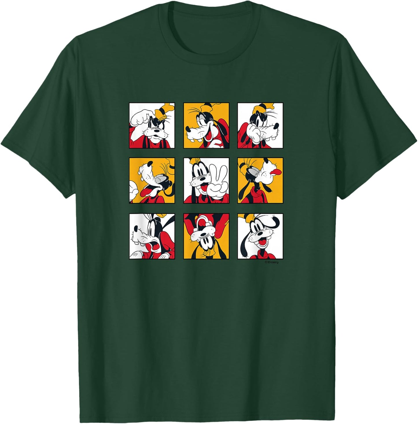 Goofy Grid of Emotions T-Shirt - T-Shirt | Forest