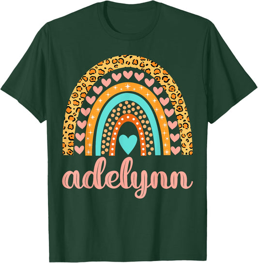 Adelynn Adelynn Name Birthday Shirt Gift T-Shirt - T-Shirt | Forest
