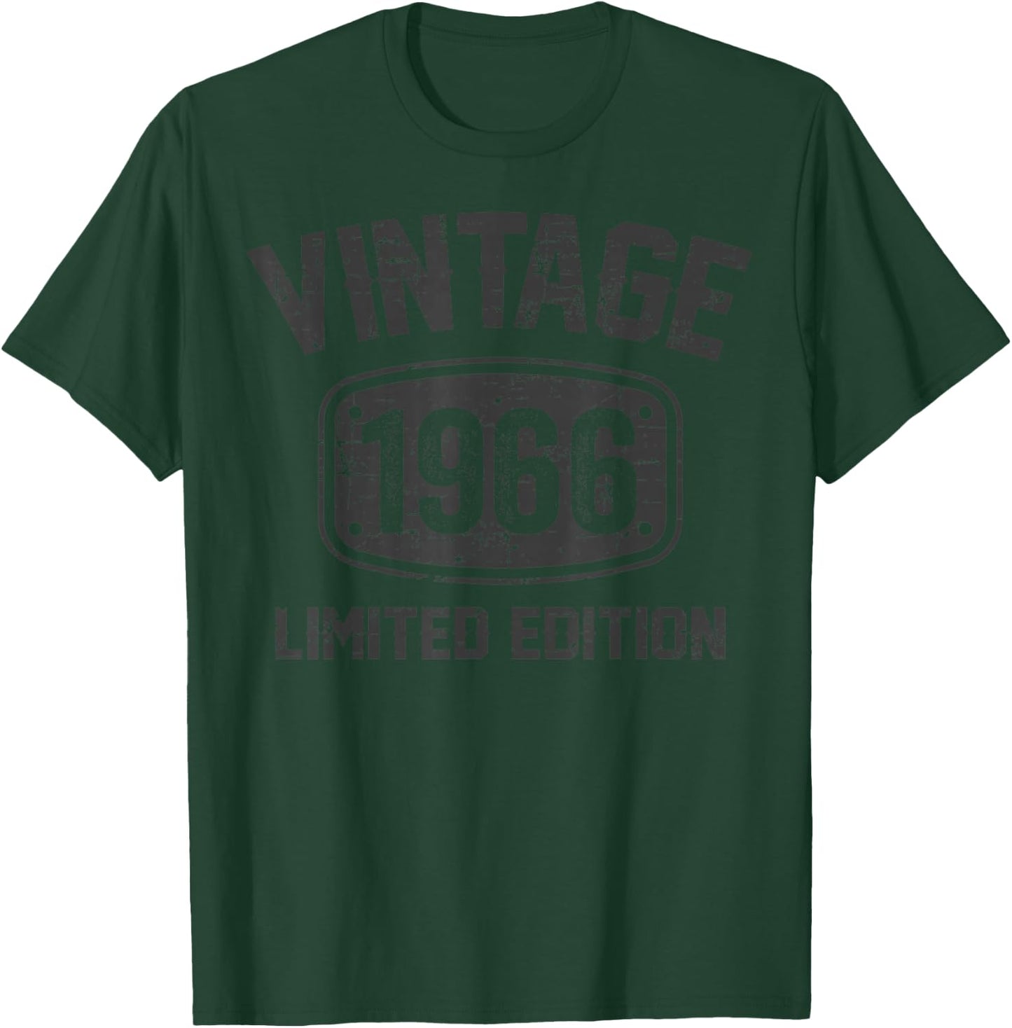 56 Years Old Vintage 1966 Limited Edition 56th Birthday T-Shirt - T-Shirt | Forest