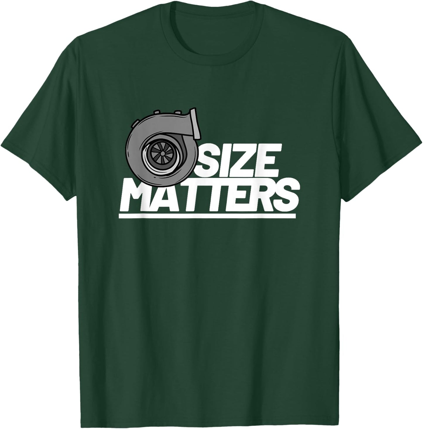 Size Matters Turbo Car Show T-Shirt - T-Shirt | Forest