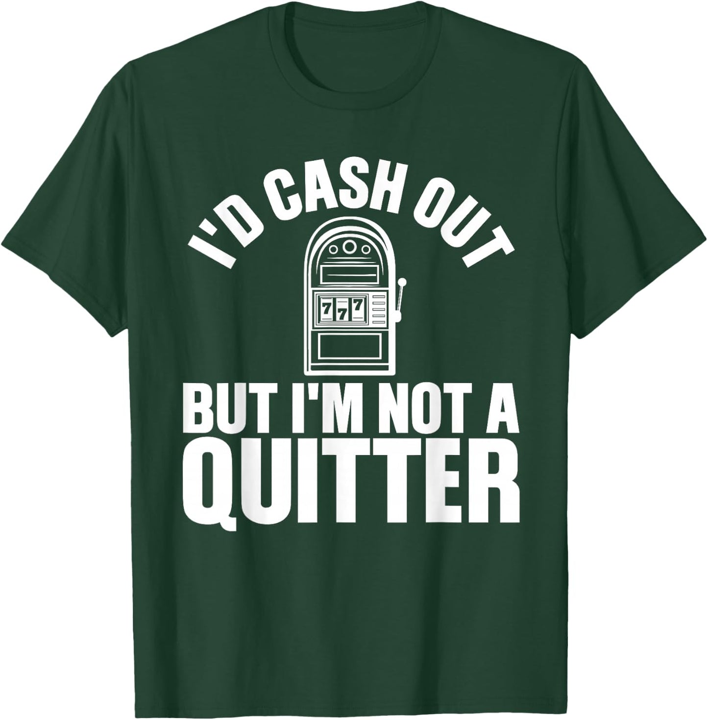 Funny Casino Designs Women Gambling Game Players T-Shirt - T-Shirt | Forest