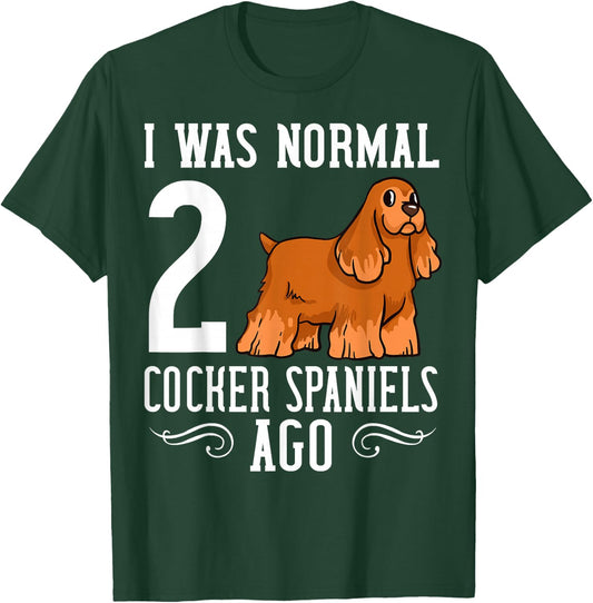 English Cocker Spaniel Dog Puppies Owner Lover T-Shirt - T-Shirt | Forest