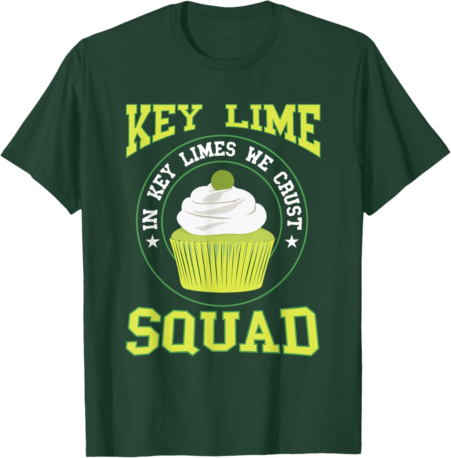 Key Lime Pie Squad Lime Pie Baker Lemon Florida Pie Tart T-Shirt - T-Shirt | Forest