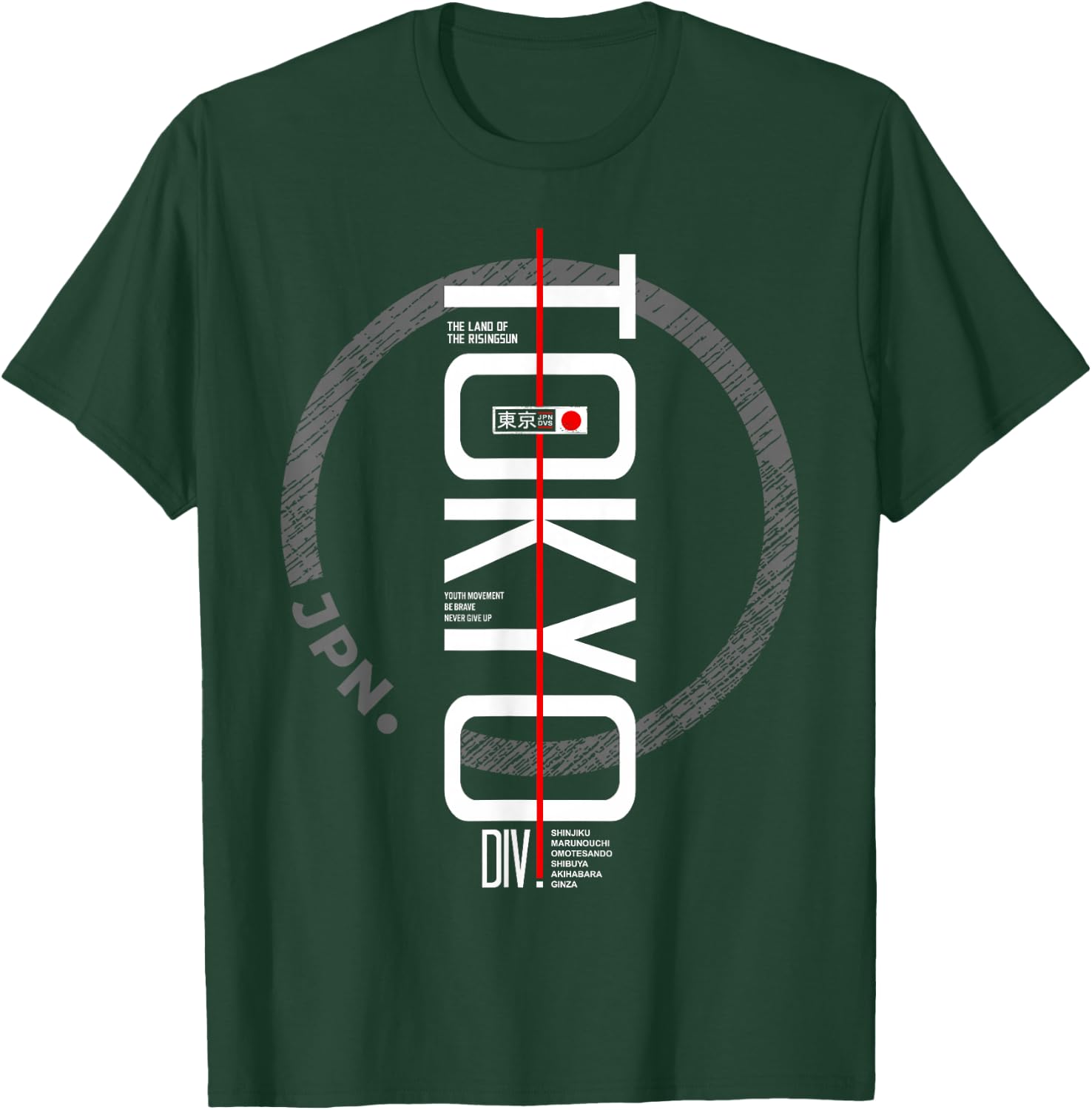 Tokyo DIV T-Shirt - T-Shirt | Forest