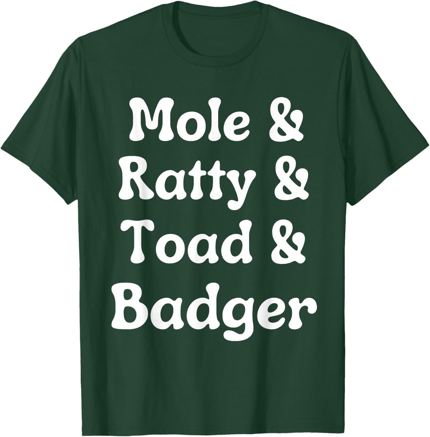 Wind in the Willows Character Funny T-Shirt - T-Shirt | Forest