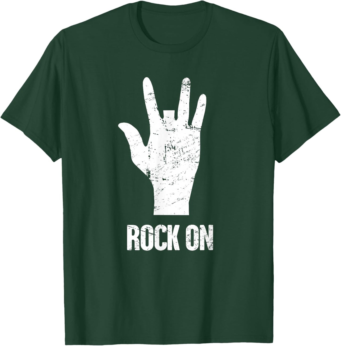 Rock - Distressed Funny Cut Off Missing Finger T-Shirt - T-Shirt | Forest