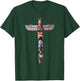 Native American Indian Northwest Totem Pole Art Washington T-Shirt - T-Shirt | Forest