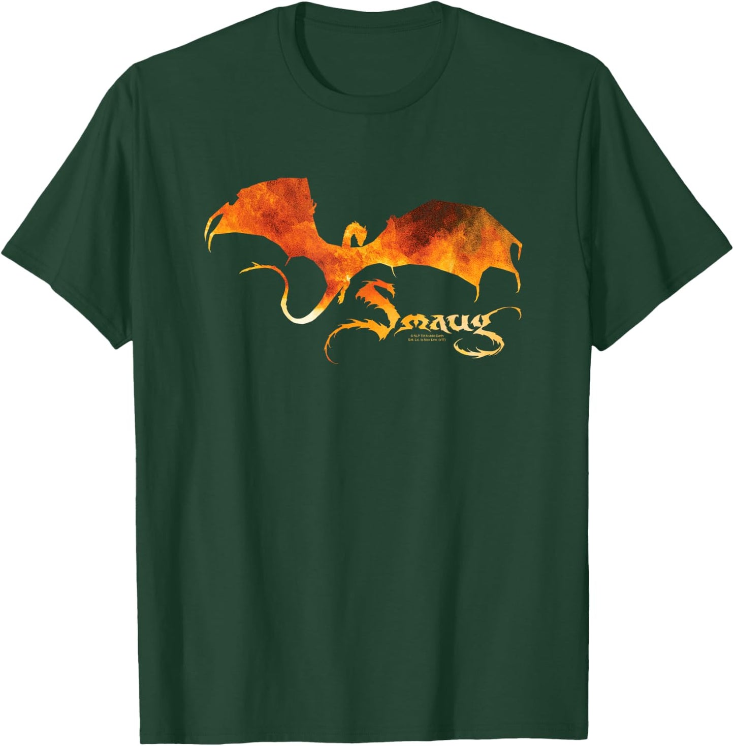 Hobbit Smaug on Fire T-Shirt - T-Shirt | Forest