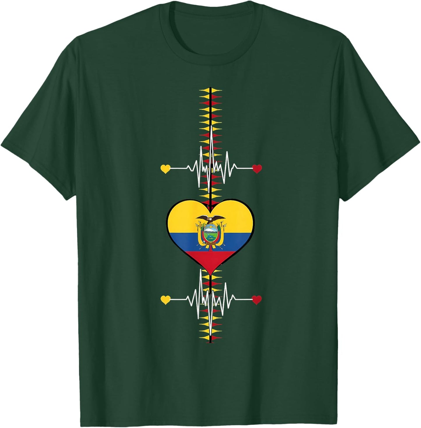 Ecuador Flag Ecuadorian Pride T-Shirt - T-Shirt | Forest