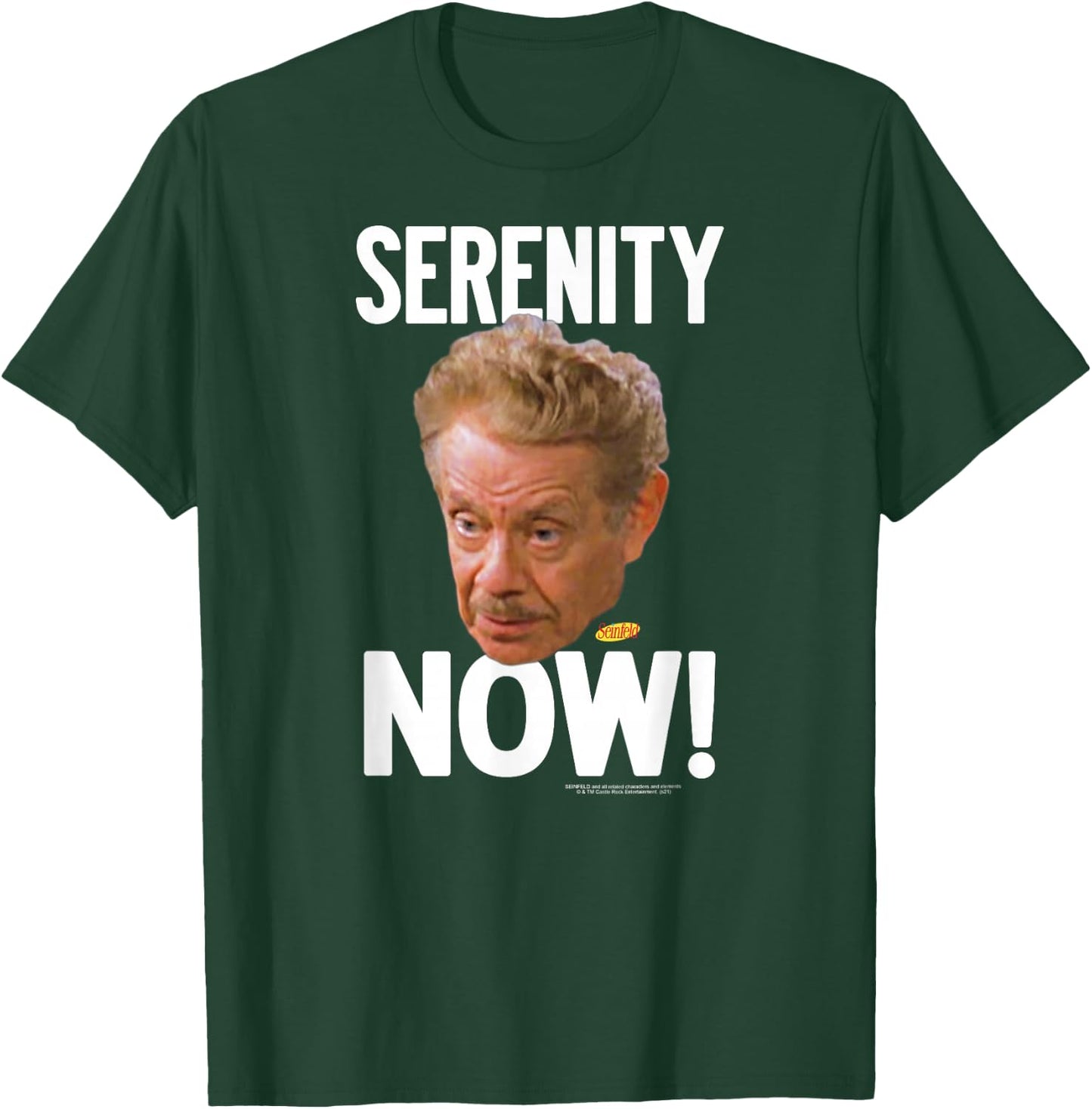 Seinfeld Serenity Now Frank Large Portrait Funny 90's Show T-Shirt - T-Shirt | Forest