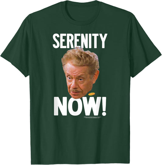 Seinfeld Serenity Now Frank Large Portrait Funny 90's Show T-Shirt - T-Shirt | Forest