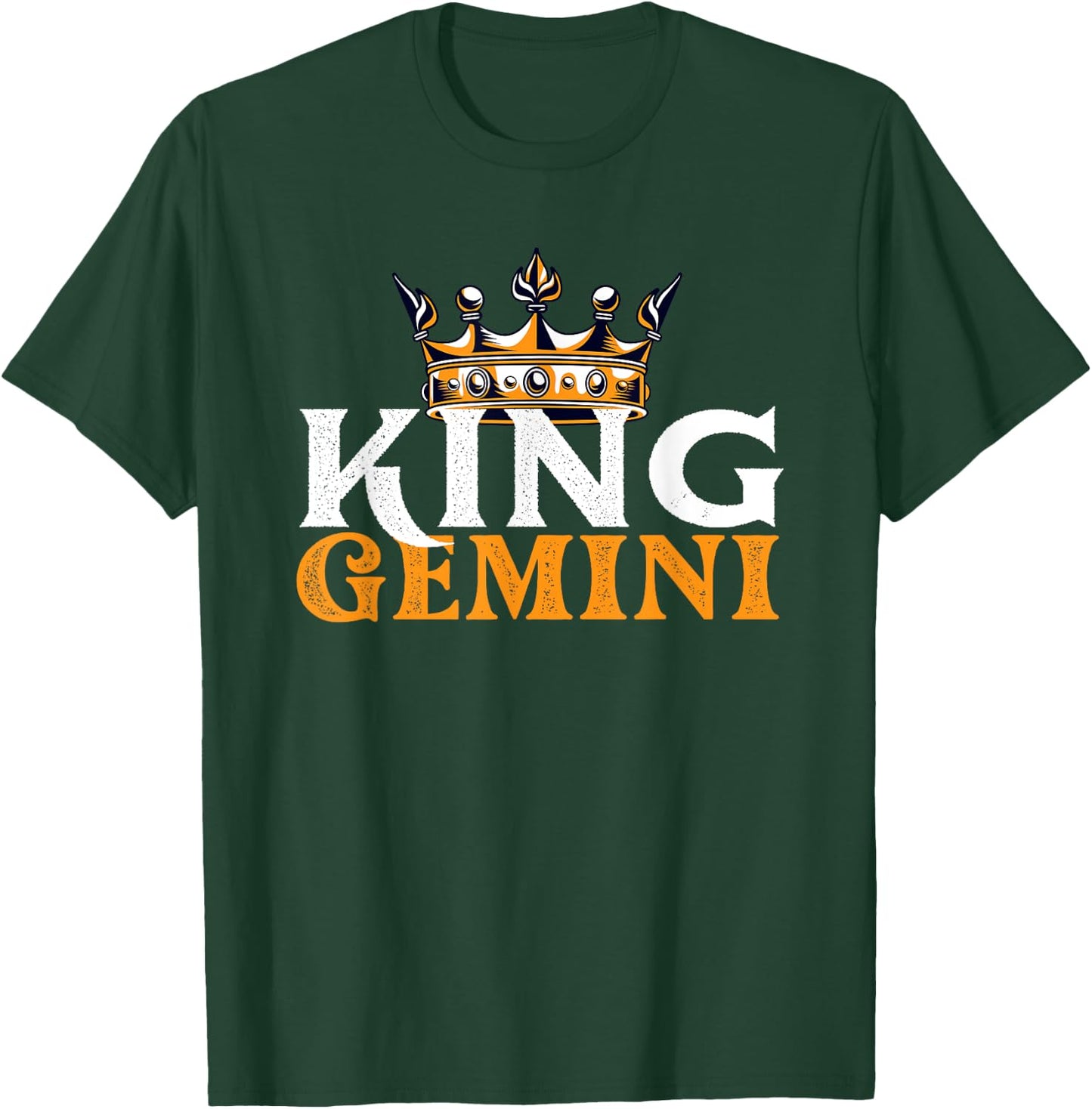 King Gemini - Astrologer Astrology Zodiac Sign Horoscope T-Shirt - T-Shirt | Forest
