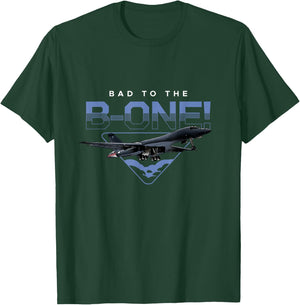 B1 Lancer Military Jet Bomber Airplane T-Shirt - T-Shirt | Forest