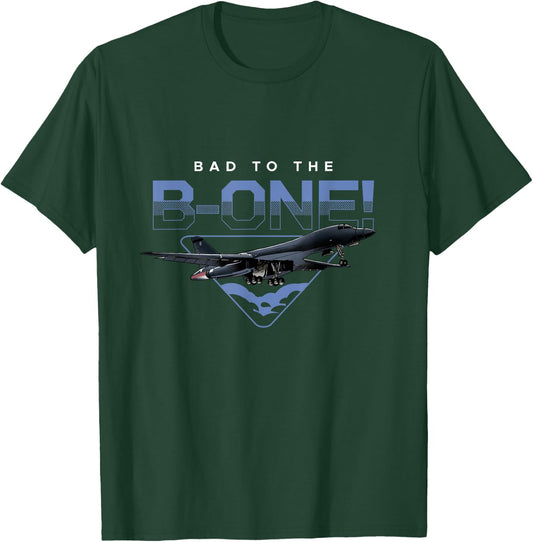 B1 Lancer Military Jet Bomber Airplane T-Shirt - T-Shirt | Forest