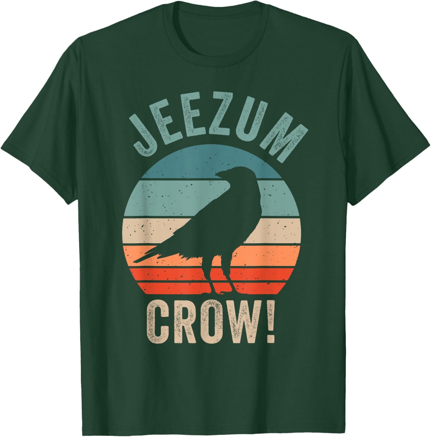 Jeezum Crow Vermont Raven T-Shirt - T-Shirt | Forest