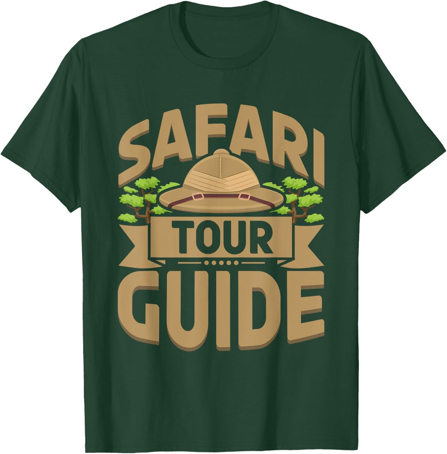 Safari Tour Guide Costume Africa Zoo Outfit Safari Tour T-Shirt - T-Shirt | Forest