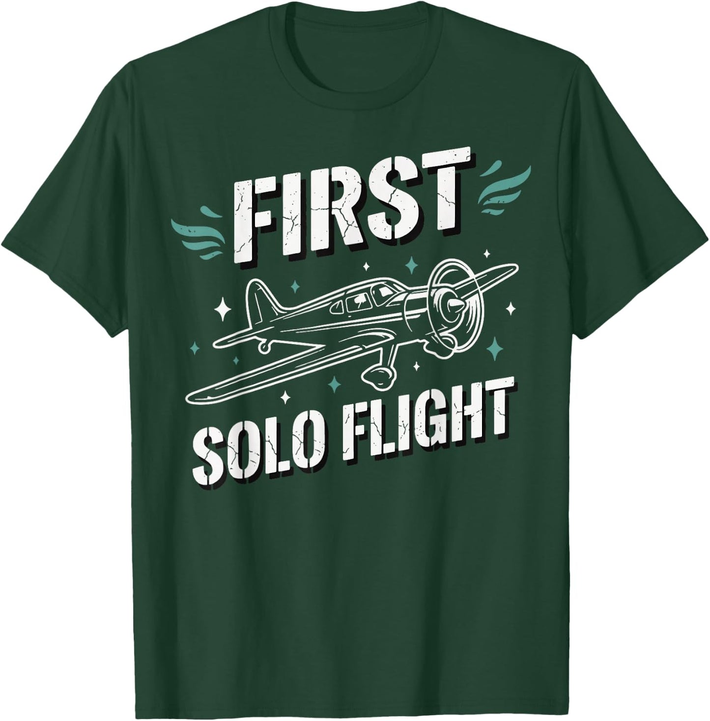 First Solo Flight T-Shirt - T-Shirt | Forest