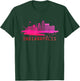 Modern Indianapolis Cityscape Souvenir - Indianapolis T-Shirt - T-Shirt | Forest