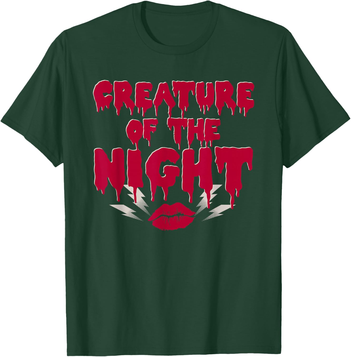 Creature of The Night - Rock Musical - Horror Show - Lips T-Shirt - T-Shirt | Forest