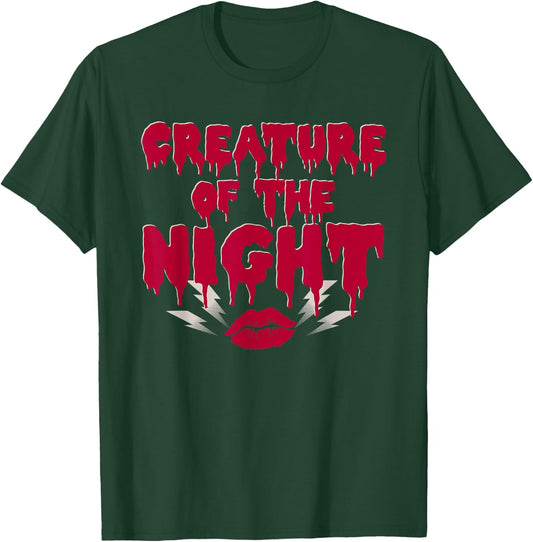 Creature of The Night - Rock Musical - Horror Show - Lips T-Shirt - T-Shirt | Forest