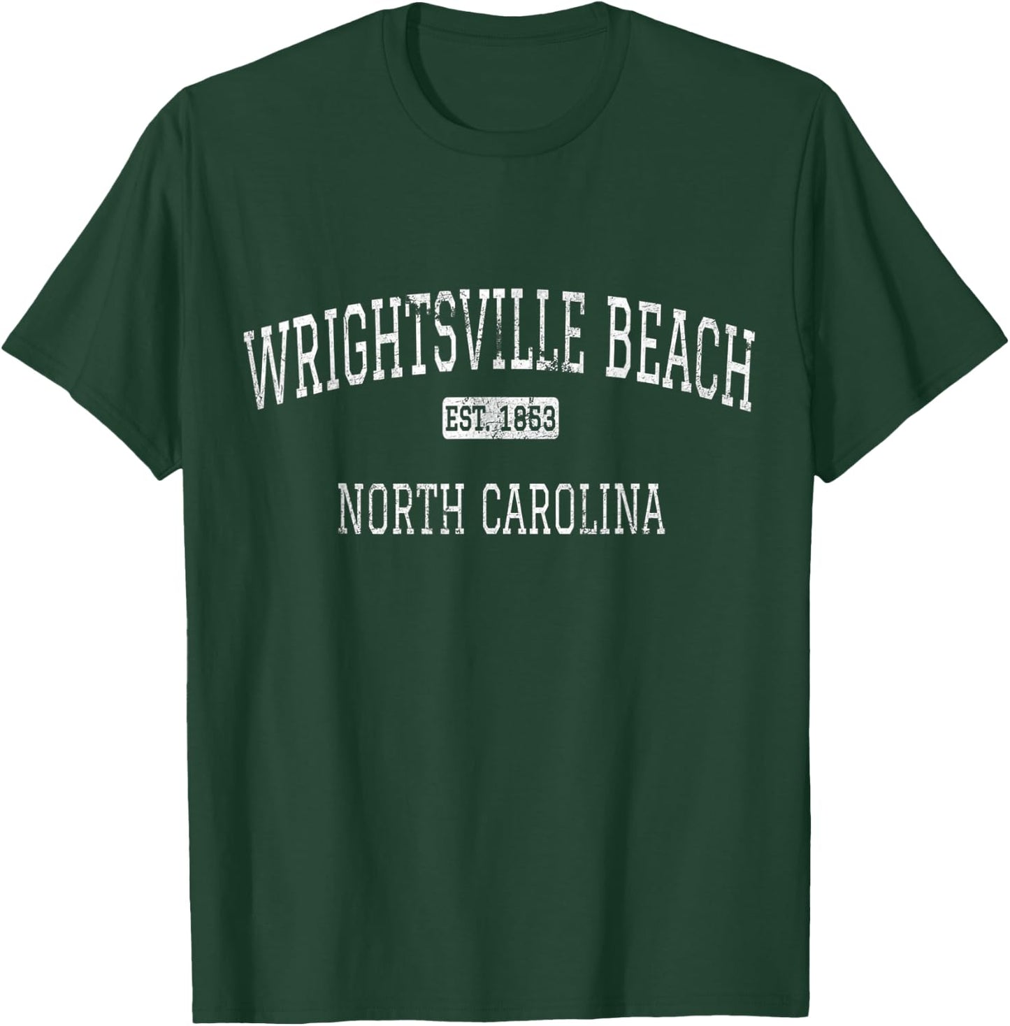 Wrightsville Beach North Carolina NC Vintage T-Shirt - T-Shirt | Forest