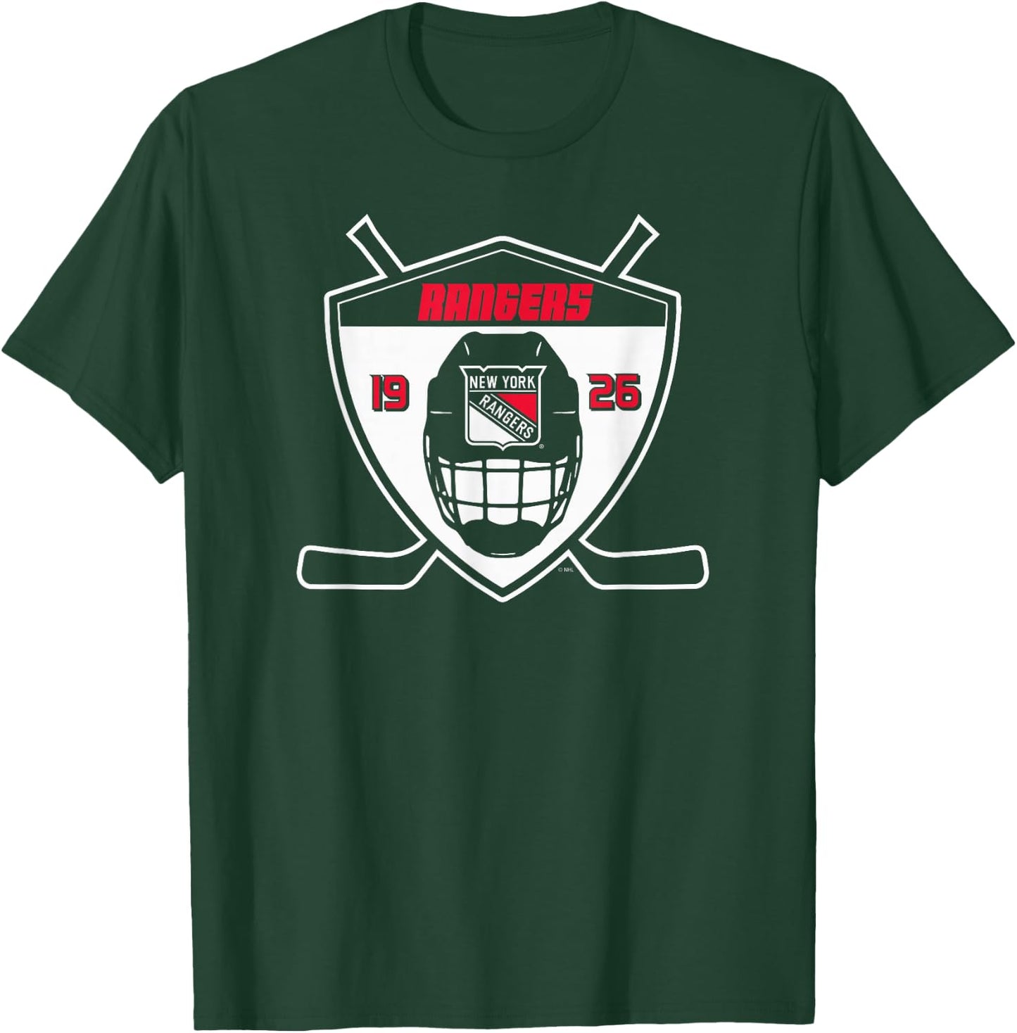 New York Rangers Shield Royal Officially Licensed T-Shirt - T-Shirt | Forest